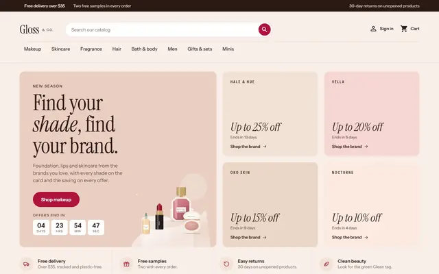 Gloss: Beauty &amp; Cosmetics Theme