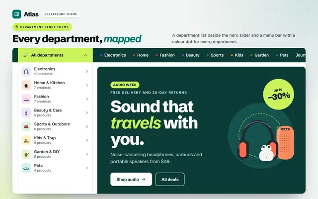 Atlas: Department Store Theme