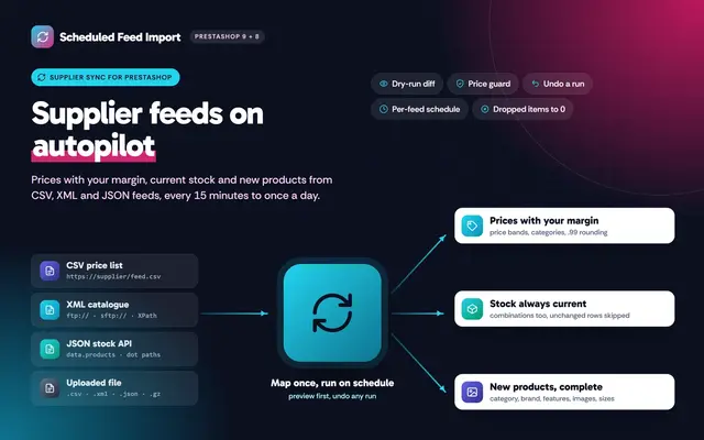 Scheduled Supplier Feed Import